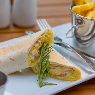 The Copper Club Restaurant Burgers & Sandwiches - Chicken Mayo & Avocado Wrap  image