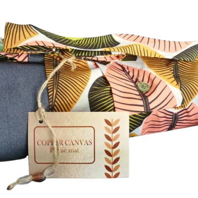 Copper Canvas - Leaf Print Picnic Mat image