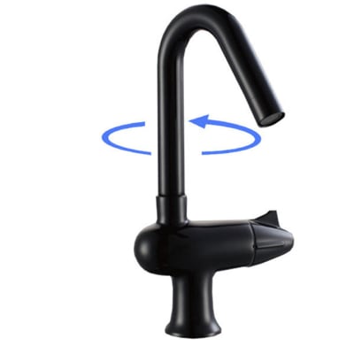 Bathroom Faucet - Copper hot and cold water black faucet - L2063 image