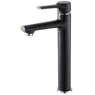 Bathroom Faucet - Copper hot and cold water black faucet - L6312 image