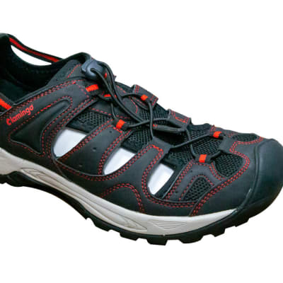 Crocs Flamingo Black & White Sneakers image