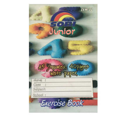 Exercise Book 40P A5 Squared Big image