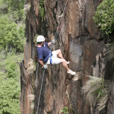 Abseiling Batoka Gorge image