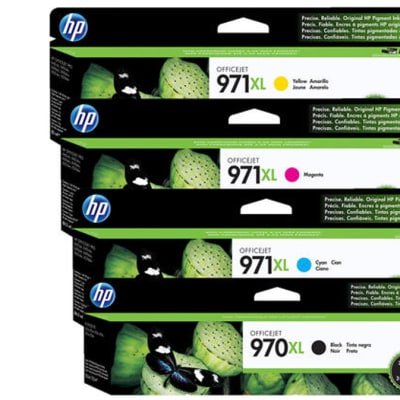 970/971xl Black & Colour High Yield Ink Cartridges image