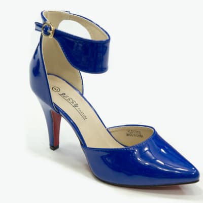 Jessys Heeled Sandals Ankle Strap  - Blue image