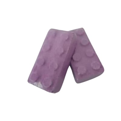 Large Lego Block Bath Bombs  - Purple image