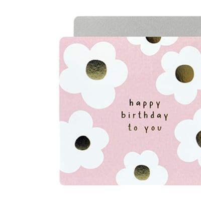 Greeting Card  Flower - Happy Birthday to You image