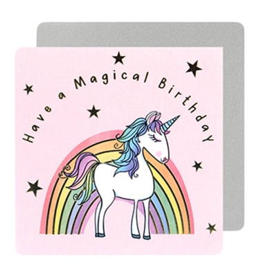 Greeting Card  Unicorn - Have a Magical Birthday image