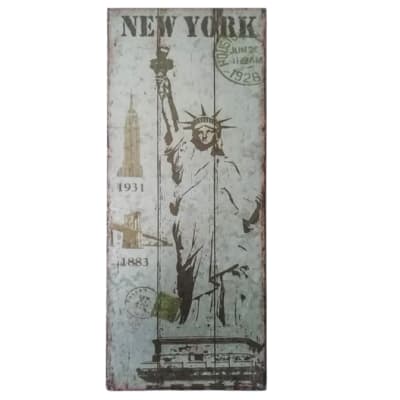 Vintage Metal New York Wall Decor image