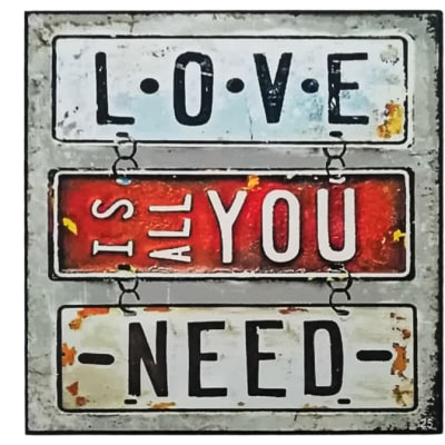 Wall Art - Love Is All You Need image