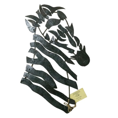 Wall Hanging - Artistic Metal Zebra head image