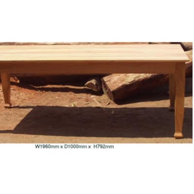 Dining table - 8-seater plain edge image