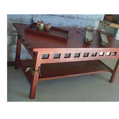 Ikea Simple slatted sides Coffee table image