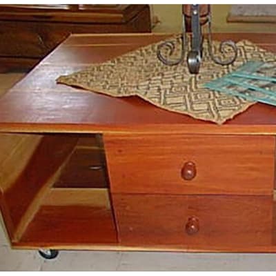 Large Coffee table Double sided on wheels image