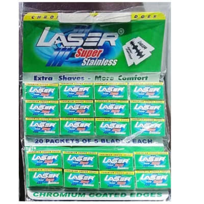 Laser D-Edge Razors - Card of 20 image