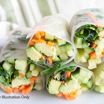 Starters - Vegetarian - Chilled Vegetarian Vietnamese Spring  image