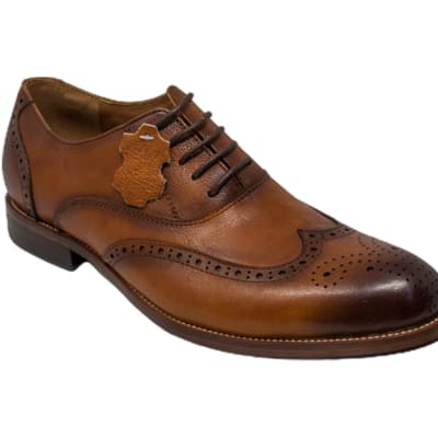 Men's Dress Shoes  Wingtip Brogues  - Brown image