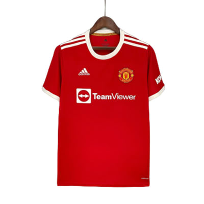 Manchester United F.C. Jersey (Away) 21 22 Season - Red image