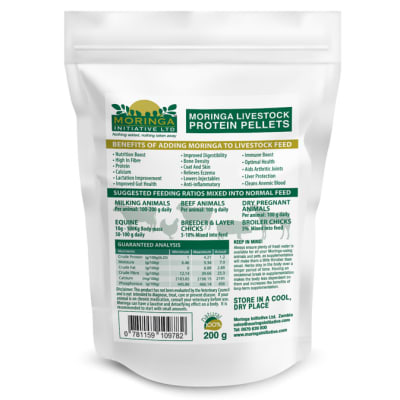 Moringa Livestock Protein Pellets 200g image