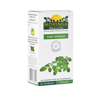 Herbal Tea Organic Superfood Moringa  Original Green Tea image