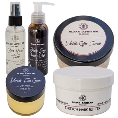 Black African Organics Skin Care Gift Set image