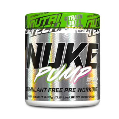 Nutritech  Nuke Pump Stimulant Free Pre-Workout Formula  Kiwi Strawberry Flavour image