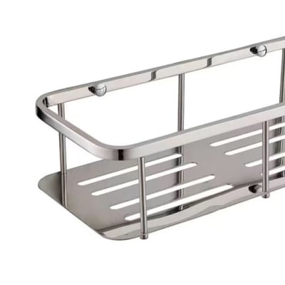 Bathroom shelf - Brushed matte steel shower caddy N100 E image