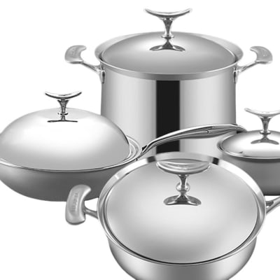 Lucuku Stainless Steel Four Piece Pot Set - 1430949527 image
