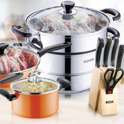 Supor Kitchenware Pan and Pot 10 Piece Set - 12206584428 image