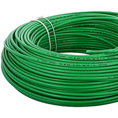 PVC Insulated Copper Electric Cable - Green Single Core (2.5mmx100m & 10mmx100m) image