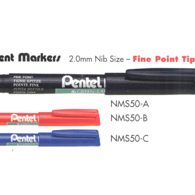 Permanent Markers - NMS50 Permanent Markers - Fine Point Tip image