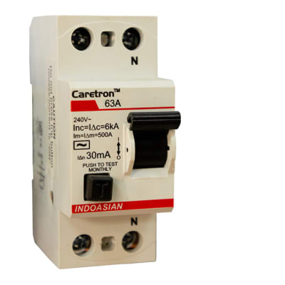Industrial Controls - 63A 30MA DP Caretron RCCB image