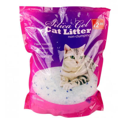Pet Cleaning - Silica non-clumping cat litter 3.8l image