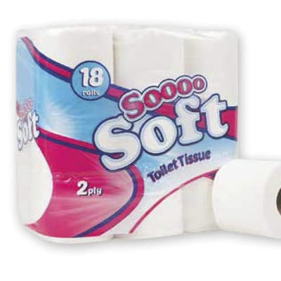 Toilet Tissue - Sooo Soft 18 rolls 2 ply Toilet Paper image
