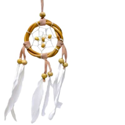 Dreamcatcher  White Rattan - 6cm  image