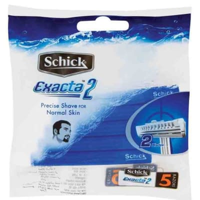 Exacta 2 Regular Disposable Razors For Men 5 Razors  image