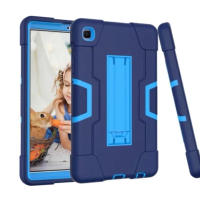 Shock Proof Case for Samsung Galaxy Tab A7 Lite - Navy Blue & Blue image