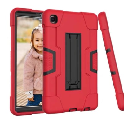 Shock Proof Case for Samsung Galaxy Tab A7 Lite - Red & Black image