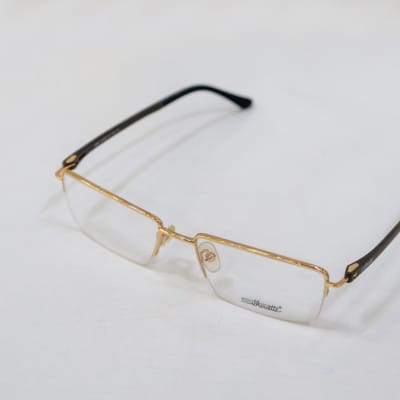 Eyeglass Frames  Semi-Rimless  - Gold/Brown image