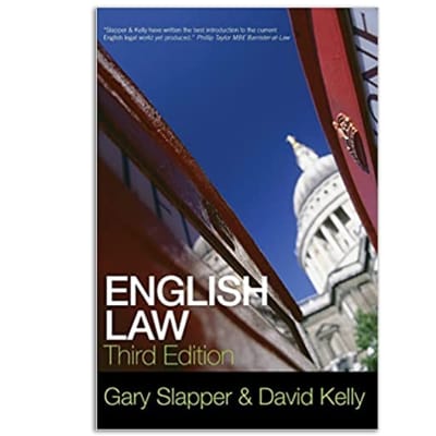  English Law:  3rd Edition image