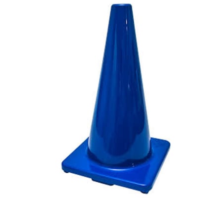Warning Devices - Blue Road Cone image