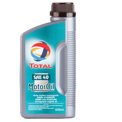 Total S.A.E 40 Monograde Engine Motor Oil image