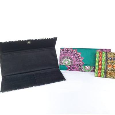 Purses in African print image