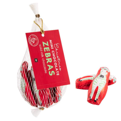Woolworths Christmas Mini Chocolate Zebras image