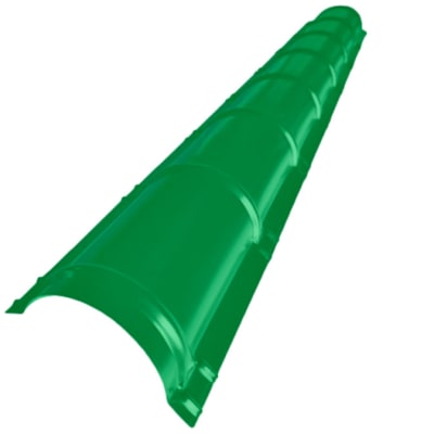 Steel  Circular Q-Ridge Cap Green  image