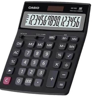 CASIO GX-16S Calculator 16 DIGITS image