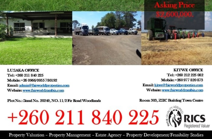 Farm for sale in kabwe image