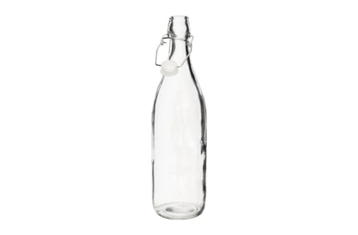 Clip Top Glass Bottle  -1 Litre