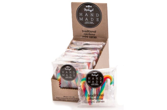 Meshuggah Sweets  Mini Rainbow Candy Canes 