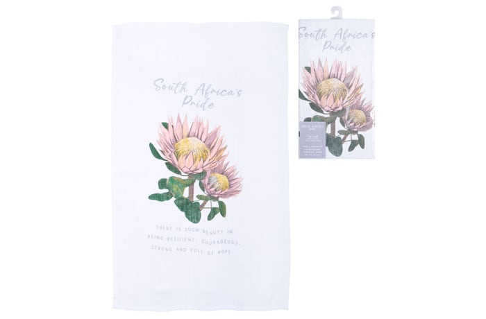 Protea Flowers Collection Tea Towels